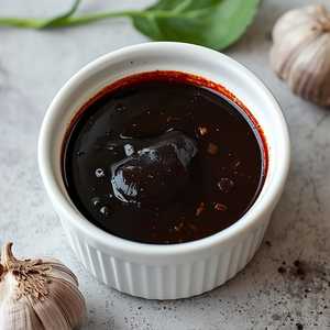 Black Garlic Chicken Au Jus