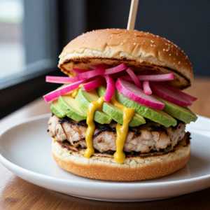Grilled Turkey Burger