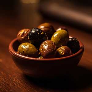 Les olives ou amandes à grignoter