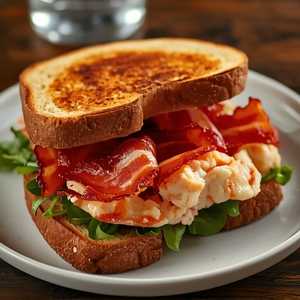Crab and Bacon Sandwich