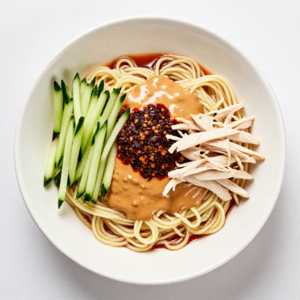 Dan Dan Noodles W. Shredded Chicken