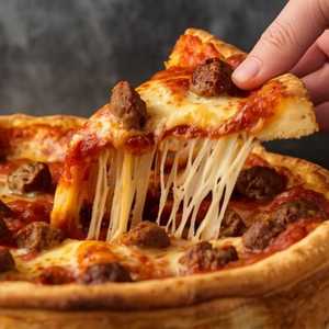 Medium - Deep Dish Sausage