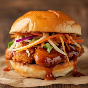 Spicy Korean Chicken Sandwich