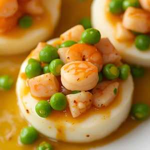 Japanese Tofu Topped With Seafood 海皇粒扒玉子豆腐