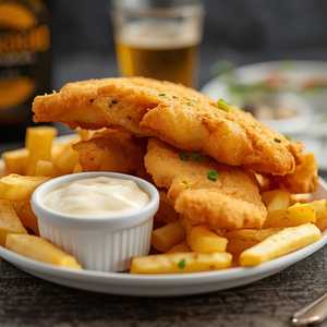 Beer Battered Fish & Chips
