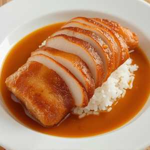 Curry Over Rice with Silky Pork Katsu