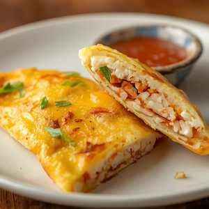 Thai Omelet with Crab Meat