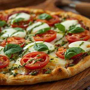 THREE-CHEESE & ROMA TOMATO FLATBREAD