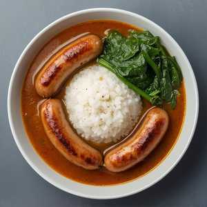 Pork Sausage & Spinach