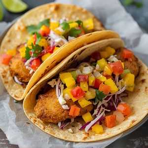 Baja Fried Fish Tacos