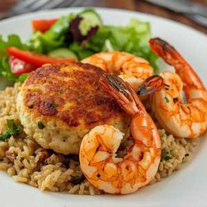 Crab Cake & Shrimp