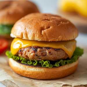 Turkey Cheeseburger