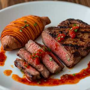 WOOD GRILLED NEW YORK STRIP