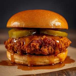 Honey-Chipotle Big Crispy Sandwich