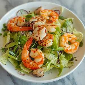 Seafood Caesar Salad