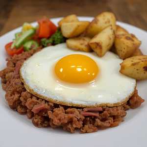 Corned Beef Hash, Egg, Potato and Vegetable