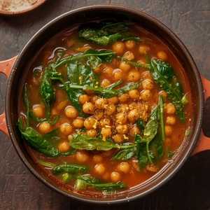 Spinach & Chickpea Cazuela