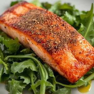 Salmon Au Poivre