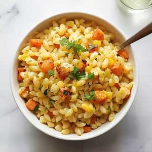 Grilled Corn & Orzo Salad