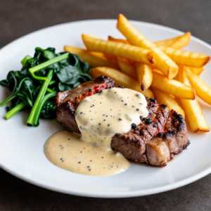 NY Strip Steak "Au Poivre"
