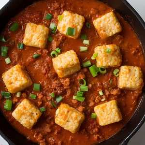 Spicy rice cake