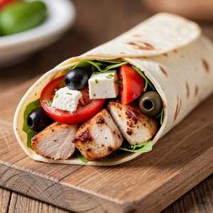 Greek Chicken Wrap