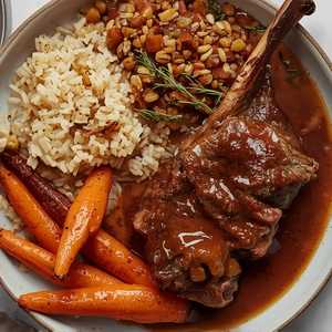 Slow Cooked Lamb Shank