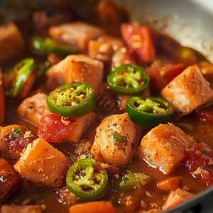 Salmon Tibs