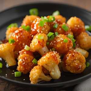 HONEY GARLIC CAULIFLOWER WINGS [GF][VEG]