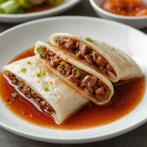 Beef Crepe 牛肉肠粉