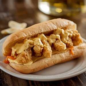 FRIED OYSTER PO’ BOY SANDWICH