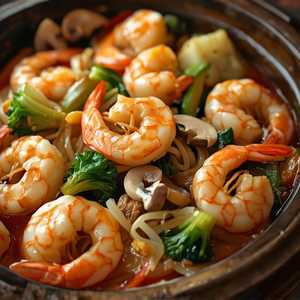 Sichuan Clay Pot Shrimp