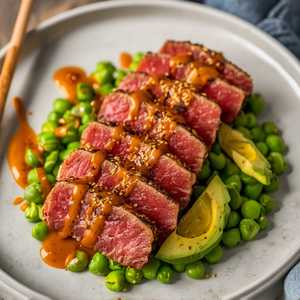 Seared Ginger Tuna Salad