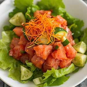 Hawaiian Poke (Tuna or Salmon)