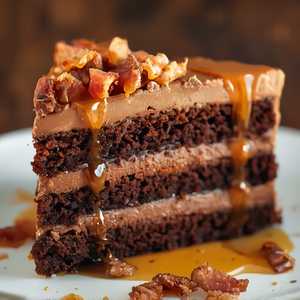 Bacon Bourbon Chocolate Cake