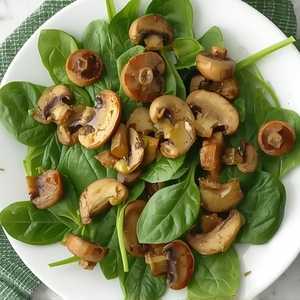 Baby Spinach & Mushrooms