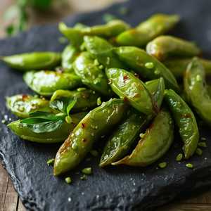 Wasabi Garlic Edamame