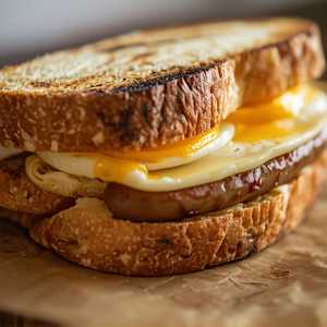 4 Sausage Link & Egg Sandwich