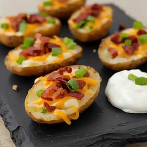 Crispy Loaded Potato Skins