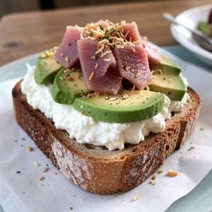 Open Faced Ahi Tuna