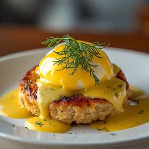 Crab Cake Egg Benedict