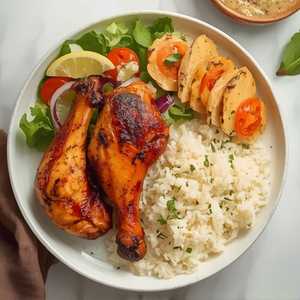 Quarter White Plate