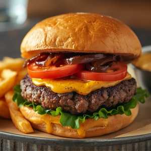 Impossible burger (vegetarian)