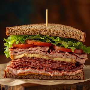 Turkey Pastrami Sandwich