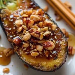 Honey-Miso Eggplant