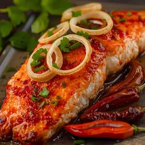 Achiote-Marinated Grilled Fish Fillet / Filete a la Talla