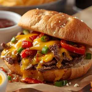 Philly Cheese Steak Sandwich