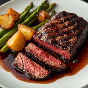 Oak Grilled Flat Iron Steak