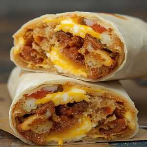 Hash Brown Scramble Burrito Meal