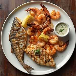 Mixed Seafood Grill